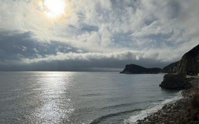 31.12.2023 – Pietra Ligure – Regen, Nebel und kurz Sonne