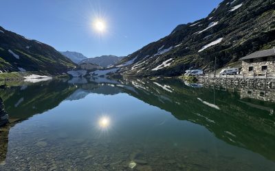 Schweiz – Grand Saint Bernard – Pass-Parkplatz